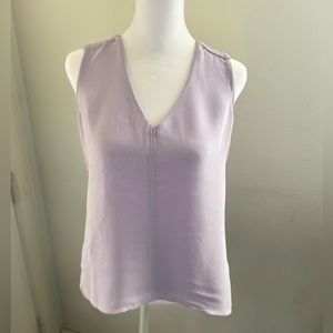 Lavender J. Crew tank blouse in size 4. Good gently used condition.